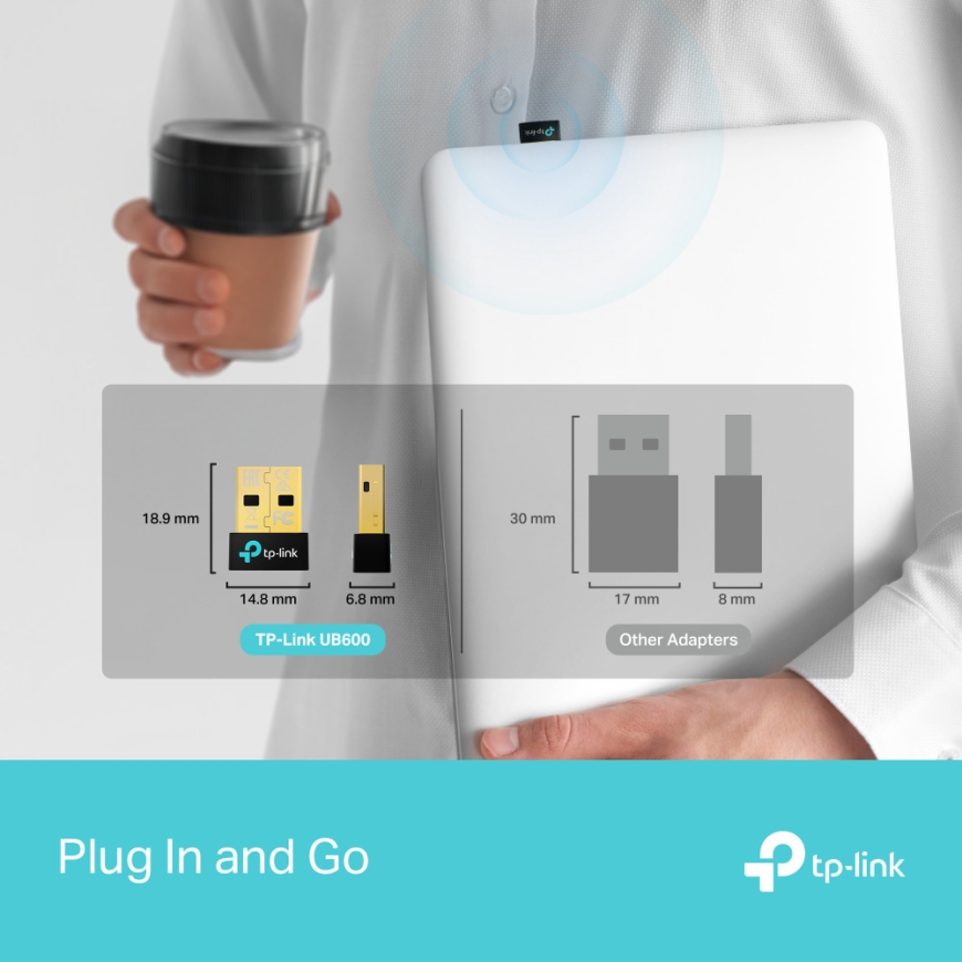 TP-Link UB600 tinklo plokštė „Bluetooth“ – 4