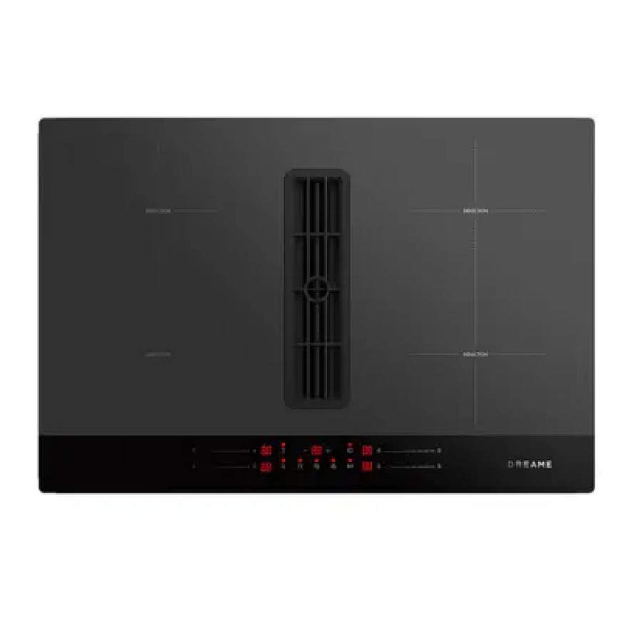 Dreame VZ40 Pro Black Built-in 77 cm Zone induction hob 4 zone(s) Built-in hood