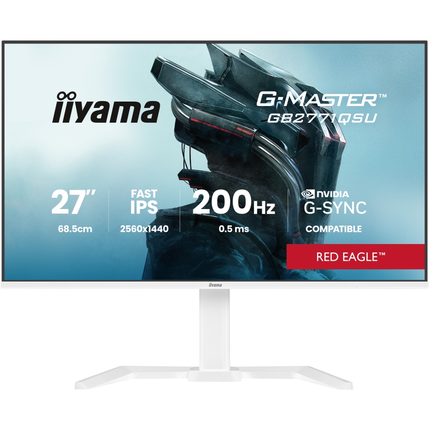 iiyama G-MASTER GB2771QSU-W1 kompiuterio monitorius 68,6 cm (27") 2560 x 1440 pikseliai Wide Quad HD – 2