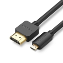 Ugreen HD127 HDMI kabelis 1,5 m HDMI Type A (Standard) HDMI Type D (Micro) Melns Ugreen HD127 HDMI kabelis 1,5 m HDMI Type A (Standard) HDMI Type D (Micro) Melns