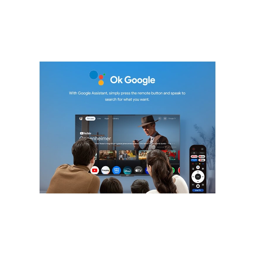 FPD RC-S22-45 пульт дистанционного управления для телевизоров FPD Google TV – 5