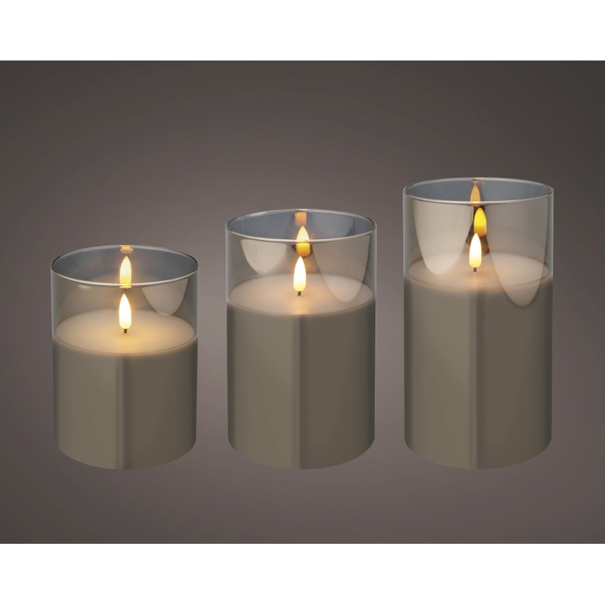 Lumineo patareitoitega LED-küünlate komplekt taimeriga – 2