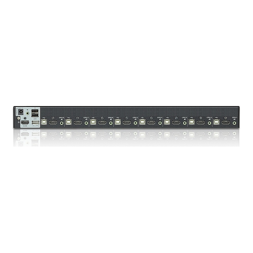ATEN CS1798-AT-G KVM-kytkin Musta – 2