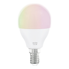 Eglo Connect.z smart bulb, E14, P45, RGB+CCT, 4.9 W, 530 lm, opal, 1 piece