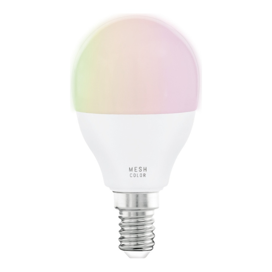 Eglo Connect.z nutik lamp, E14, P45, RGB+CCT, 4,9 W, 530 lm, opaal, 1 tk