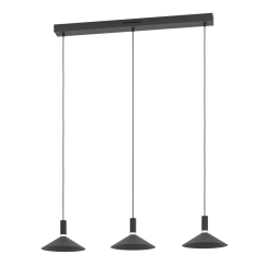 Eglo Conomavilla ZM Langbord pendant lamp, 3000 lm, matte black