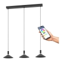 Eglo Conomavilla ZM Langbord pendant lamp, 3000 lm, matte black Eglo Conomavilla ZM Langbord pendant lamp, 3000 lm, matte black