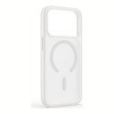 Apple iPhone 18 Pro Silver-Shield nahk kaitse 2-in-1 MagSafe ümbris matt selge Apple iPhone 18 Pro Silver-Shield nahk kaitse 2-in-1 MagSafe ümbris matt selge