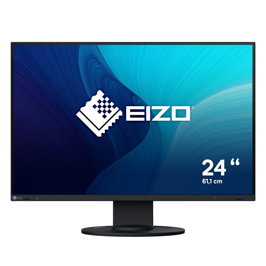 EIZO FlexScan EV2410R-BK kompiuterio monitorius 61,2 cm (24.1") 1920 x 1200 pikseliai WUXGA LCD Juod