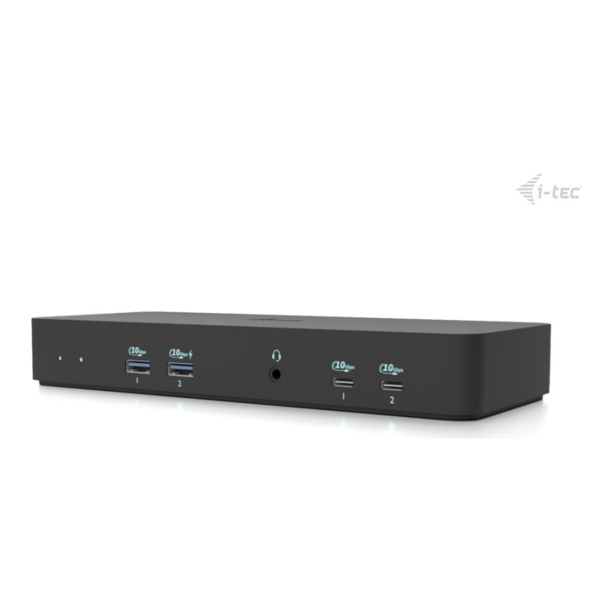 i-tec C31INTGTRI4KDOCPDCH knyginių kompiuterių dokas / jungčių replikatorius Vielinis USB 3.2 Gen 1 (3.1 Gen 1) Type-C Juoda – 2