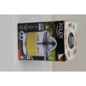 IZPĀRDOTS. AD 4012 Citrusu sulu spiede, 2 nospiešanas tasītes lieliem un maziem citrusaugļiem, 40W, melna | Citrusu sulu spiede IZPĀRDOTS. AD 4012 Citrusu sulu spiede, 2 nospiešanas tasītes lieliem un maziem citrusaugļiem, 40W, melna | Citrusu sulu spiede