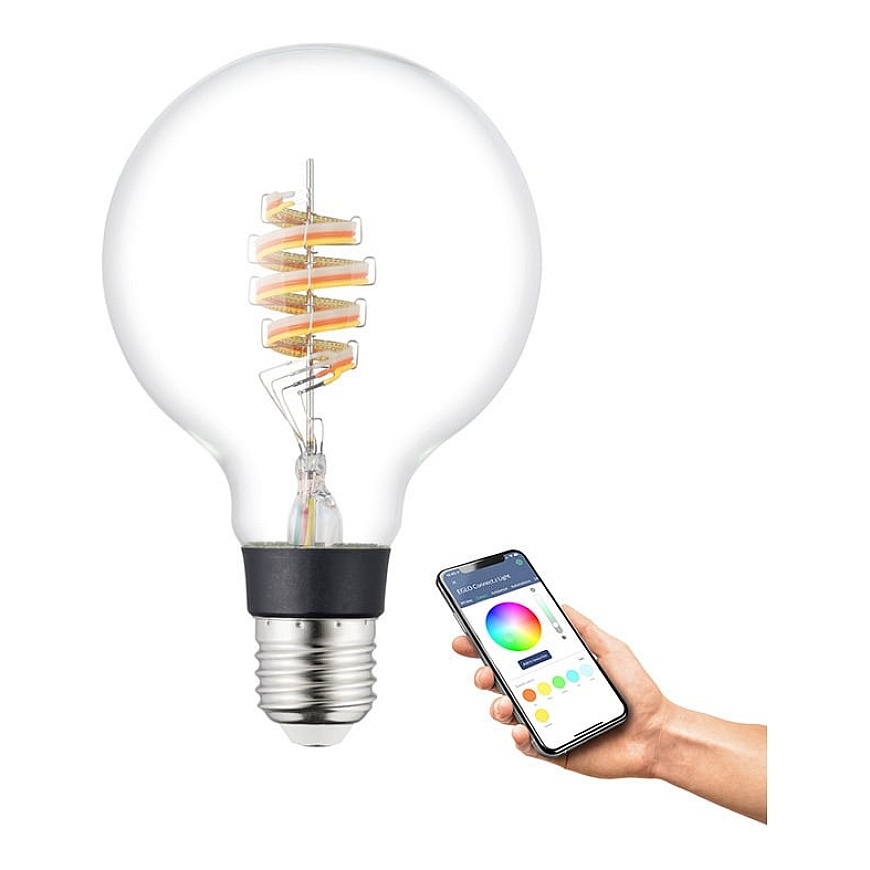 Eglo Connect.z nutik lamp, E27, G95, RGBW, 7 W, 806 lm, hele, 1 tk – 3