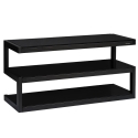 Norstone Esse TV galds, satīna melnā krāsā Norstone Esse TV galds, satīna melnā krāsā