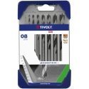 Tivoly Wood drill set (for soft wood and hardwood) Clipster PRO 8pcs Ø2-10mm Tivoly Wood drill set (for soft wood and hardwood) Clipster PRO 8pcs Ø2-10mm