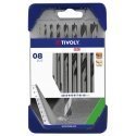 Tivoly Wood drill set (for soft wood and hardwood) Clipster PRO 8pcs Ø2-10mm Tivoly Wood drill set (for soft wood and hardwood) Clipster PRO 8pcs Ø2-10mm