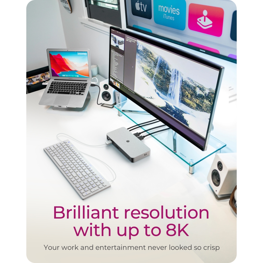 ICY BOX IB-DK2880-C41 Проводная USB4 Антрацит, Черный – 3