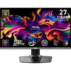 MSI MAG 272UP QD-OLED X24 monitori 67,3 cm (26.5") 3840 x 2160 pikseļi 4K Ultra HD Melns