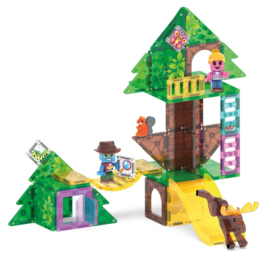 MAGNA-TILES Tree Top Adventure magneettinen rakennussarja, 42 osaa – 4