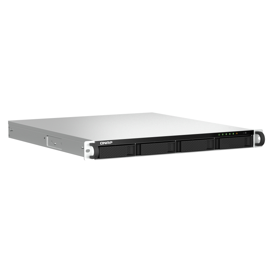 QNAP TS-464U NAS Rack (1U) Intel® Celeron® N5095 8 GB DDR4 0 TB QNAP Turbo System Aluminium, Black – 2