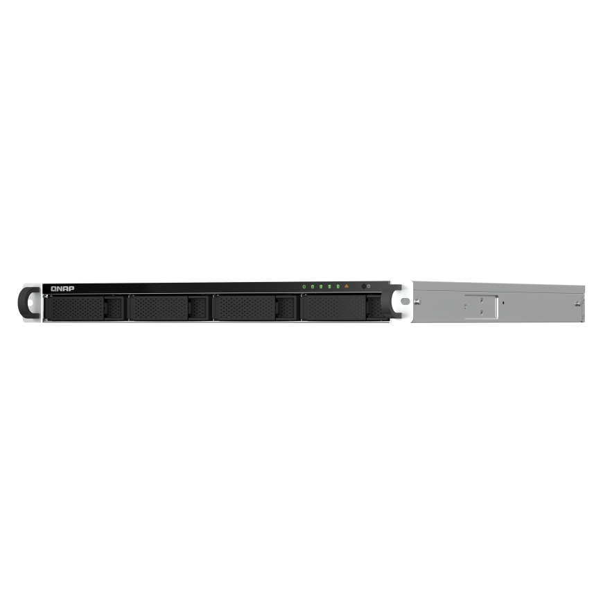 QNAP TS-464U NAS Rack (1U) Intel® Celeron® N5095 8 GB DDR4 0 TB QNAP Turbo System Aluminium, Black – 5