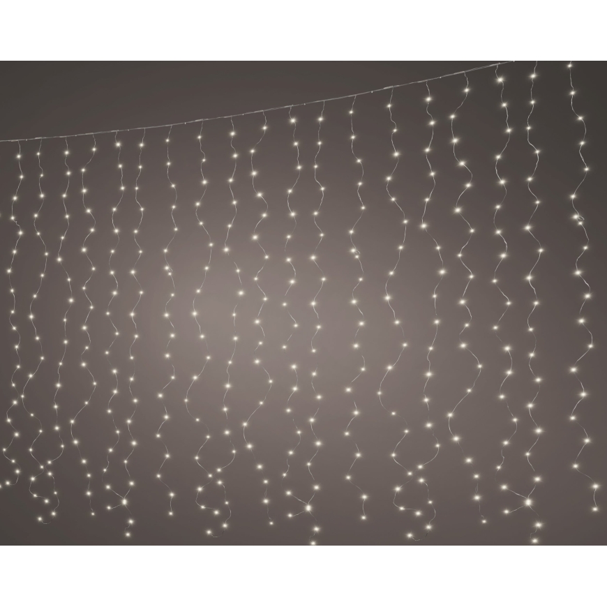 Lumineo Micro LED -valoverho ulkokäyttöön, 190 × 200 cm – 2