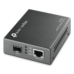 TP-Link Omada MC420L meediakonverter 10000 Mbit/s Multirežiim, Üksikrežiim Must