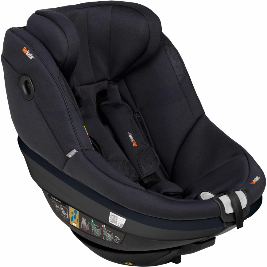 BeSafe Beyond 2 turvaistuin, 61-125 cm, Black SoftBreeze