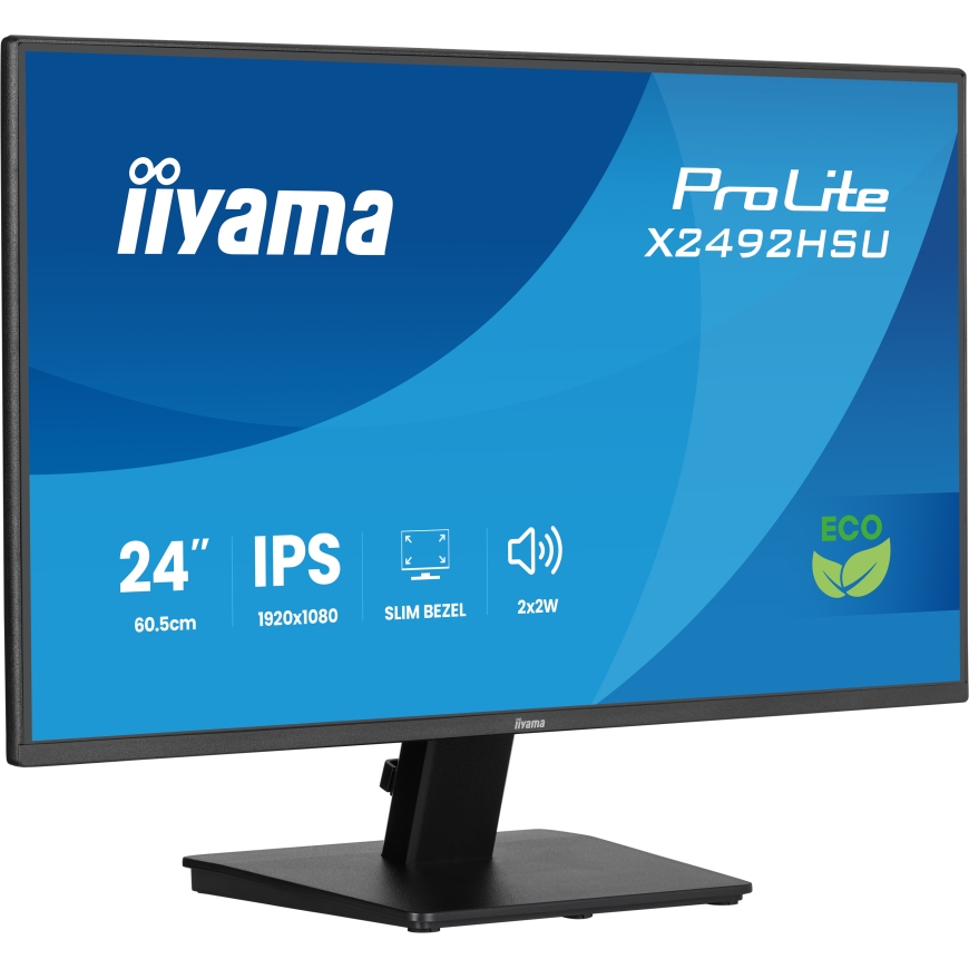iiyama ProLite X2492HSU-B1 monitori 60,5 cm (23.8") 1920 x 1080 pikseļi Full HD LED Melns – 4