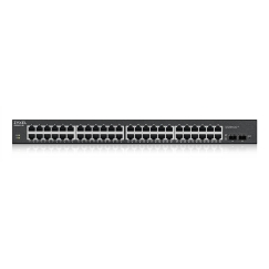 Zyxel GS1900-48HPv2 Hallittu L2 Gigabit Ethernet (10/100/1000) Power over Ethernet -tuki Musta