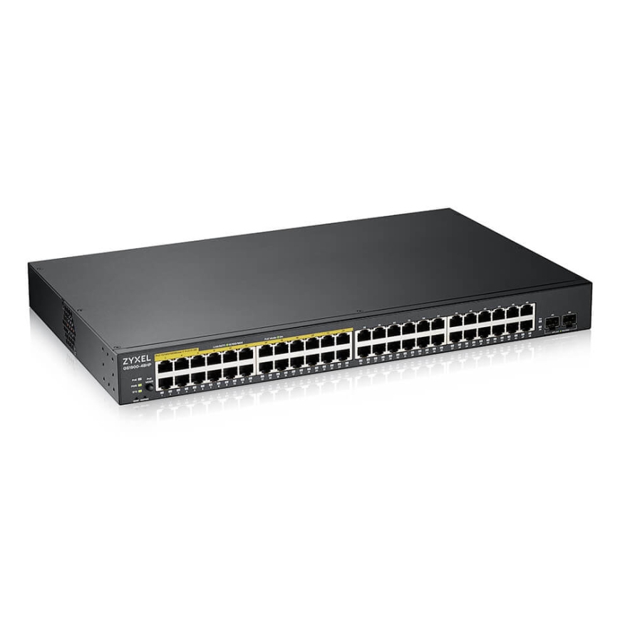Zyxel GS1900-48HPv2 Управляемый L2 Gigabit Ethernet (10/100/1000) Питание по Ethernet (PoE) Черный – 2