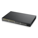 Zyxel GS1900-48HPv2 Juhitav L2 Gigabit Ethernet (10/100/1000) Power over Ethernet tugi Must Zyxel GS1900-48HPv2 Juhitav L2 Gigabit Ethernet (10/100/1000) Power over Ethernet tugi Must