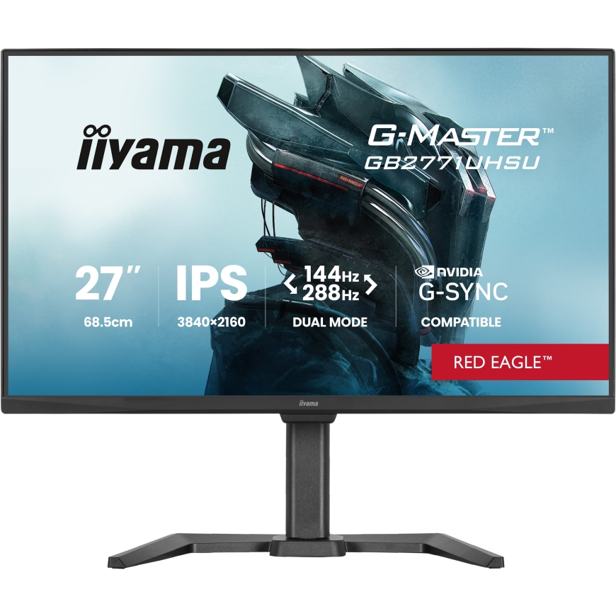iiyama G-MASTER GB2771UHSU-B1 kompiuterio monitorius 68,6 cm (27") 3840 x 2160 pikseliai 4K Ultra HD