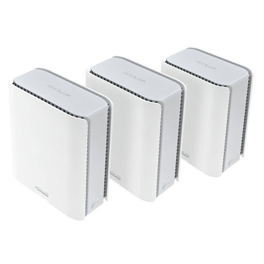 ASUS ZenWiFi BT8 Трехдиапазонный (2,4 ГГц / 5 ГГц / 6 ГГц) Wi-Fi 7 (802.11be) Белый 3 Внутренний – 3