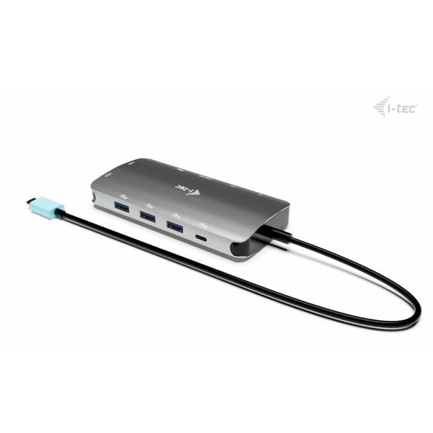 i-tec C31NANOTRIDOCKPD knyginių kompiuterių dokas / jungčių replikatorius Vielinis USB 3.2 Gen 1 (3. – 3