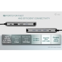 i-tec USB-C Metal Nano 3x Display (DP, HDMI and VGA) Docking Station + Power Delivery 100 W i-tec USB-C Metal Nano 3x Display (DP, HDMI and VGA) Docking Station + Power Delivery 100 W