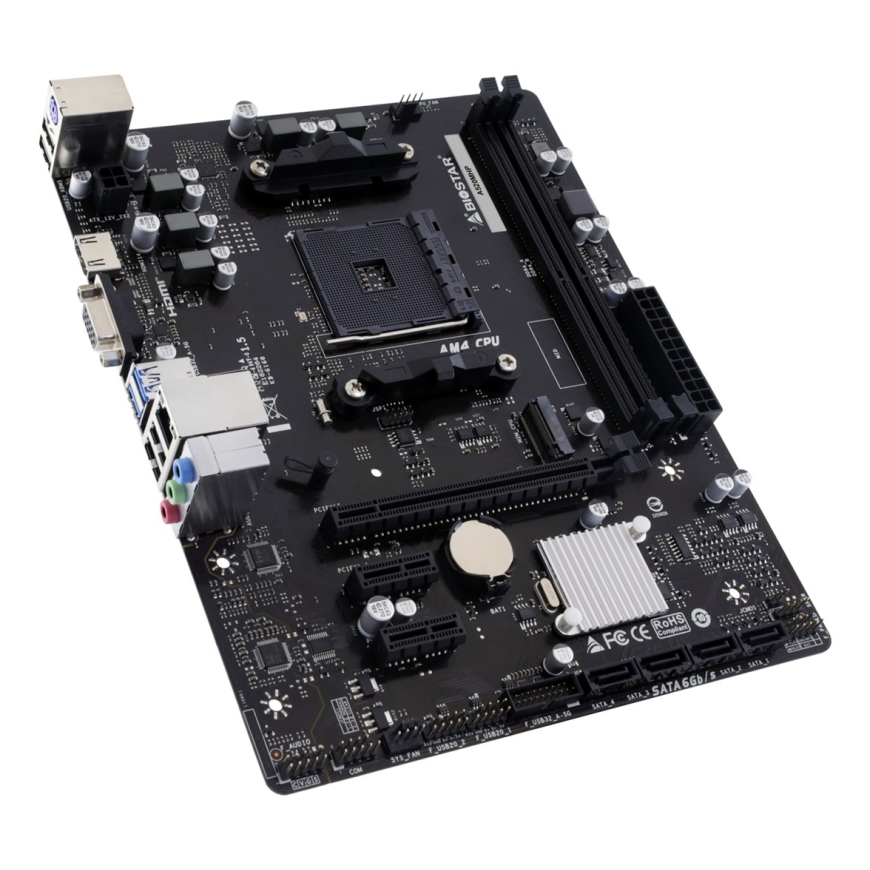 Biostar A520MHP motherboard AMD A520 Socket AM4 micro ATX – 3