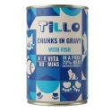 TILLO Chunks kastmes kalad - märg kassitoit - 415g TILLO Chunks kastmes kalad - märg kassitoit - 415g