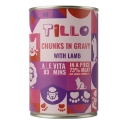 TILLO Čuneliai padaže su ėriena - šlapias kačių maistas - 415g TILLO Čuneliai padaže su ėriena - šlapias kačių maistas - 415g