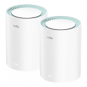 Cudy M1300 2-PACK tinklo „Wi-Fi“ sistema Dviguba juosta (2,4 GHz / 5 GHz) Wi-Fi 5 (802.11ac) Balta 1