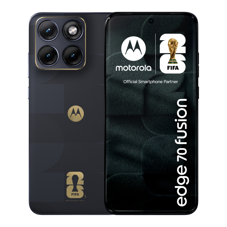 Motorola edge 70 fusion FIFA Edition 17,2 cm (6.78") Divas SIM kartes Android 16.0 5G USB Veids-C 8