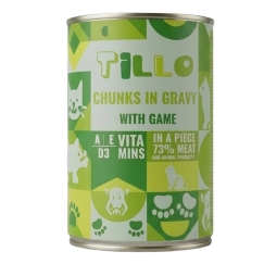 TILLO Chunks in Gravy Game - Wet Cat Food - 415g