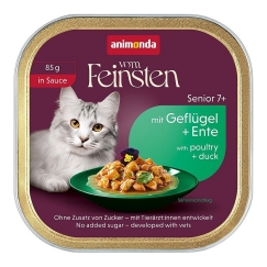 ANIMONDA Vom Feinsten Senior in Sauce Poultry and Duck - wet cat food - 85g