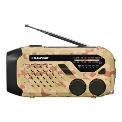 Hädaabi alarmiradio BLAUPUNKT ER10DC, kõrbe kamuflaaž
