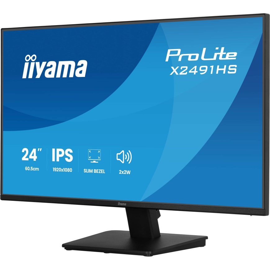 iiyama ProLite X2491HS-B1 monitori 60,5 cm (23.8") 1920 x 1080 pikseļi Full HD LCD Melns – 5