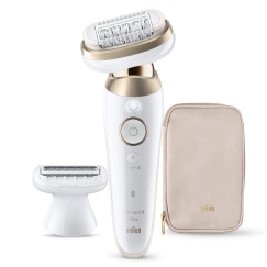 Braun Silk-épil 9 Silk·épil 9 Flex 9-030 3D 40 pinsettiä Valkoinen, Kulta