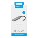 Sandberg 136-41 sąsajos šakotuvas USB 3.2 Gen 1 (3.1 Gen 1) Type-C 10000 Mbit/ai Pilka
