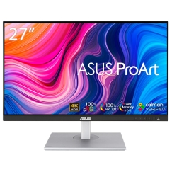 ASUS ProArt PA279CV monitori 68,6 cm (27") 3840 x 2160 pikseļi 4K Ultra HD LED Melns, Sudrabs