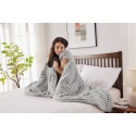 Ströme Fluffy heated blanket, gray Ströme Fluffy heated blanket, gray
