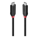 Lindy 37001 USB kabelis USB4 Gen 3x2 1 m USB C 40 Gbit/s 240 W Melns Lindy 37001 USB kabelis USB4 Gen 3x2 1 m USB C 40 Gbit/s 240 W Melns