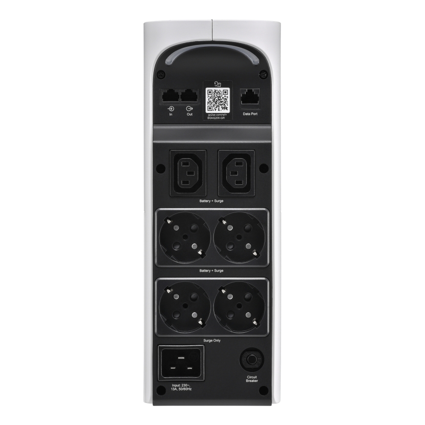 APC BGM2200-GR nepārtrauktas barošanas avots (UPS) Line-Interactive 2,2 kilovoltampērs 1320 W 6 Maiņstrāvas izvade (-s) – 2